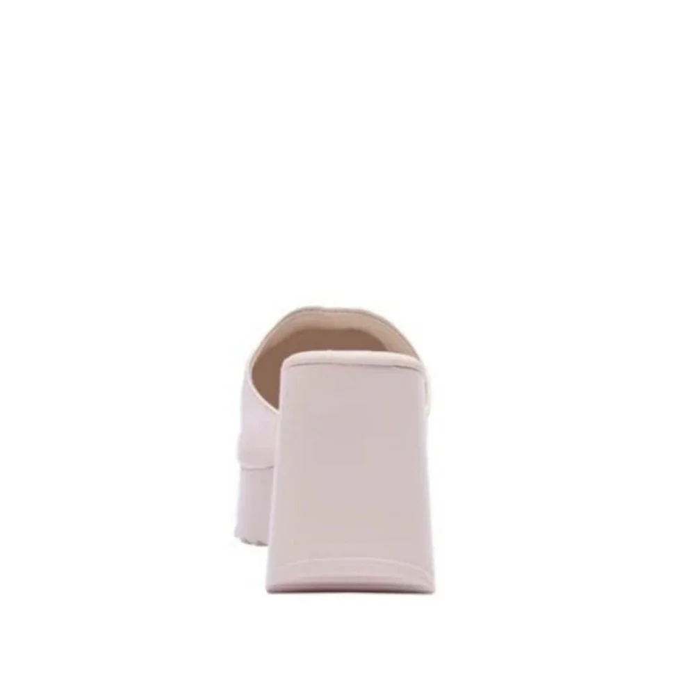 !! NEW !! Y2K Chunky Platform Wedges in Off White - Picture 4 of 6